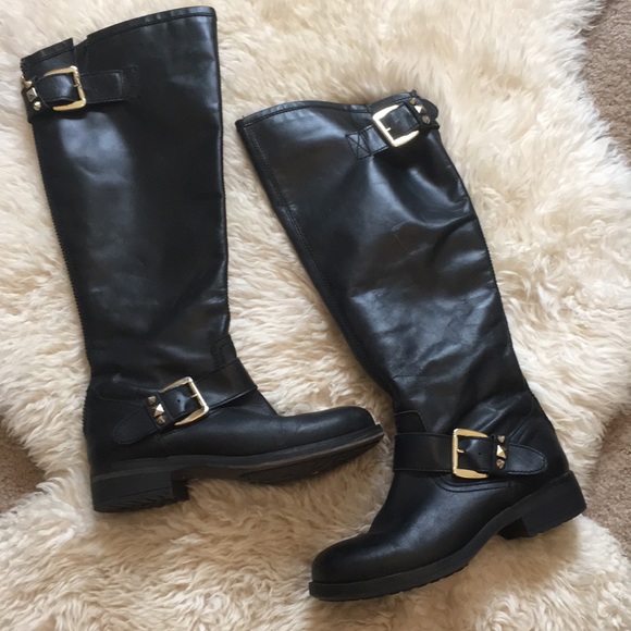Steve Madden Shoes - Tall leather Steve Madden Barton boots